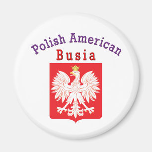 Polsk amerikansk Busia Magnet