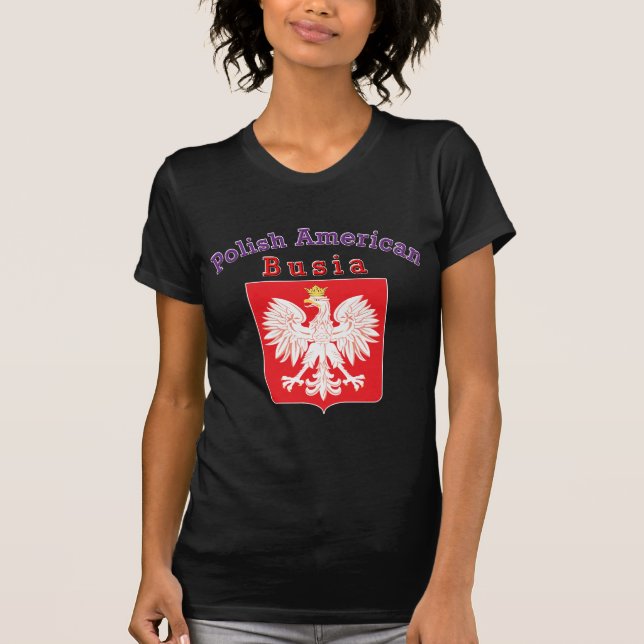 Polsk amerikansk Busia Tee (Framsida)