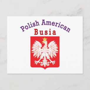 Polsk amerikansk Busia Vykort