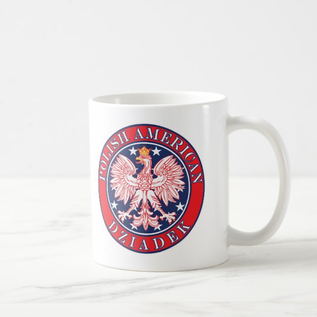Polsk amerikansk Dziadek Kaffemugg (Höger)