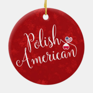 Polsk amerikansk Entwed Hearts Dekoration Helgdag