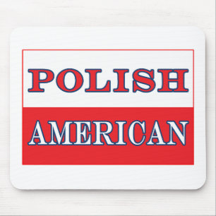 Polsk amerikansk Flagga Musmatta