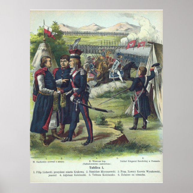 Polsk armé nära Kraków Poster (Framsidan)