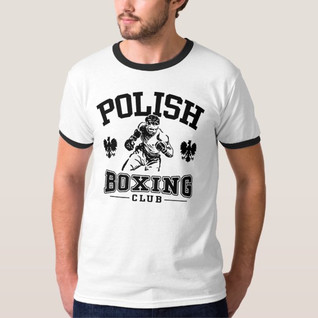 Polsk Boxing T Shirt (Framsida)