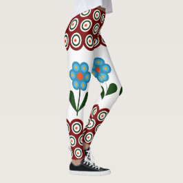 Polsk design av traditionell keramik leggings