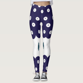 Polsk design av traditionell keramik leggings