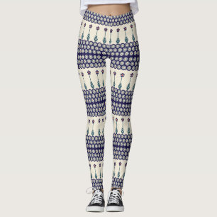 Polsk design av traditionell keramik leggings
