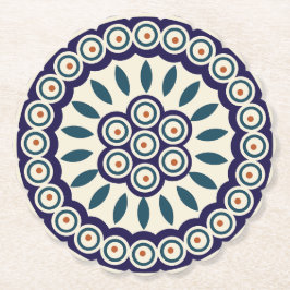 Polsk design av traditionell keramik. underlägg papper