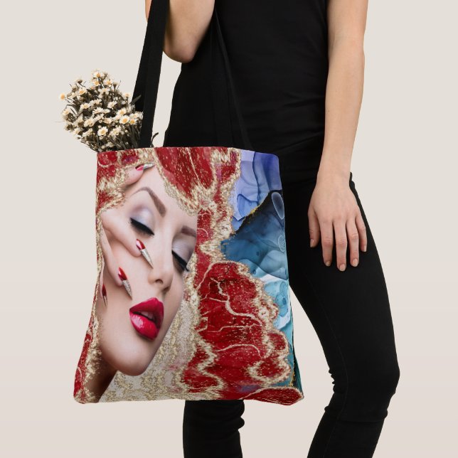 Polsk din pappa - se tillbaka.. tygkasse (Närbild)