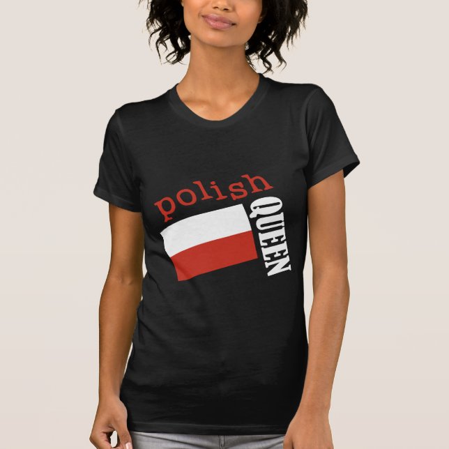 Polsk drottning t shirt (Framsida)
