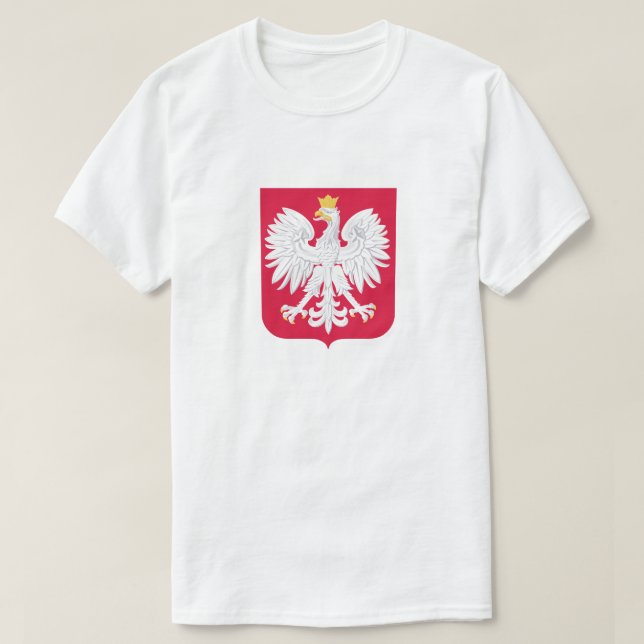 Polsk Eagle Tshirt T Shirt (Design framsida)