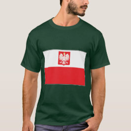 Polsk Falcon Flagga Tee