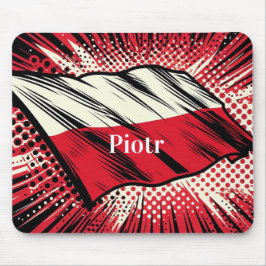 Polsk flagg musmattor