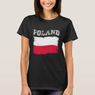 Polsk flagg turist semester destination Polen flag T Shirt
