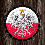 Polsk Flagga Dartboard och darts / speltavla Darttavla<br><div class="desc">Dartboard: Polska och polska flagga darts,  familjejordspel - kärlek mitt land,  sommarspel,  helgdag,  fars dag,  födelsedagsfest,  college studenter/roligtar</div>