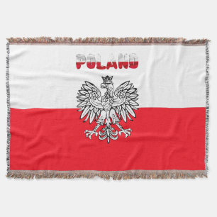 Polsk flagga filt