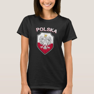 Polsk flagga för Polska Eagle/ T Shirt