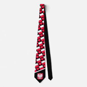 Polsk Flagga Heart Jackar Arm Roligt Polen Pride Slips