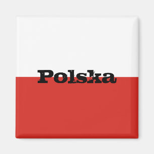 Polsk flagga magnet