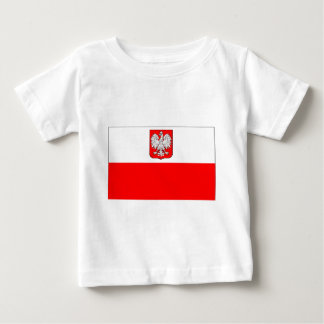 Polsk flagga med örnen t shirt