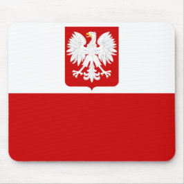 Polsk flagga Mousepad Musmatta