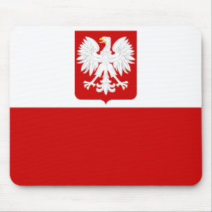 Polsk flagga Mousepad Musmatta