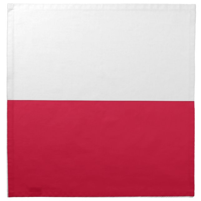 Polsk Flagga om MoJo Napkin Tygservett (Framsidan)
