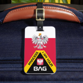 Polsk Flagga, påsar, märkre, Polen/Personlig Bagagebricka