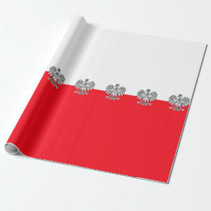 Polsk flagga presentpapper