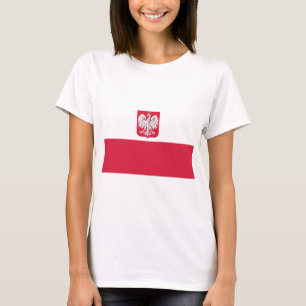 Polsk flagga t shirt