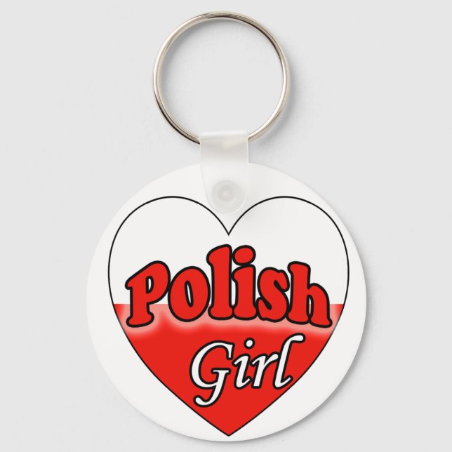 Polsk flicka nyckelring (Framsida)