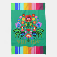 Polsk folkkonst - blommigt embroidery mönster