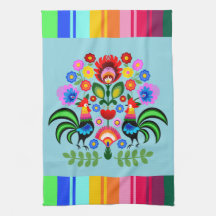 Polsk folkkonst - blommigt embroidery mönster