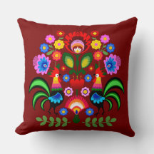 Polsk folkkonst - blommigt embroidery mönster