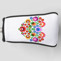 Polsk folkkonst - blommigt embroidery mönster och 