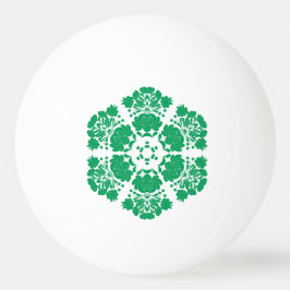 Polsk folkkonst - blommigt embroidery mönster pingisboll