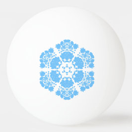 Polsk folkkonst - blommigt embroidery mönster pingisboll