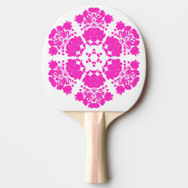 Polsk folkkonst - blommigt embroidery mönster pingisracket