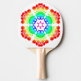 Polsk folkkonst - blommigt embroidery mönster pingisracket