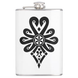 Polsk folkkonst - Parzenica Vinyl Wrapped Flask Fickplunta