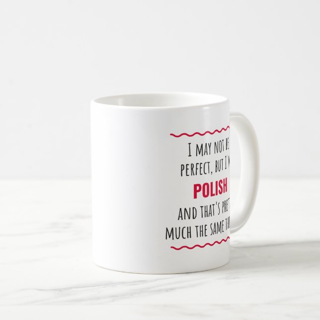 Polsk funny Gift Coffee Mugg (Framsida höger)