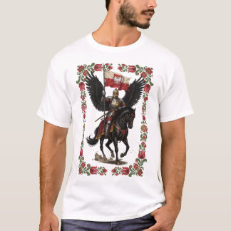 Polsk husar folkkonst ram t shirt