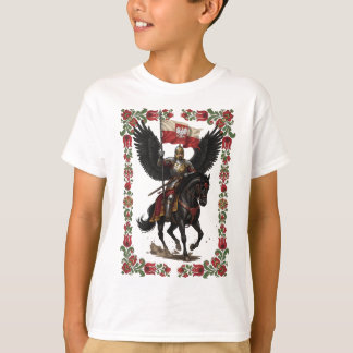 Polsk husar folkkonst ram t shirt
