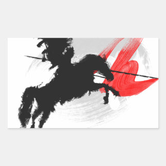 Polsk Hussar - Husaria, Polska Rektangulärt Klistermärke