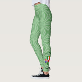 Polsk Irish Shamrock Flagga Personlig Leggings