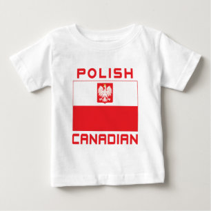 Polsk-kanadensiska Flagga Falcon Tee Shirt