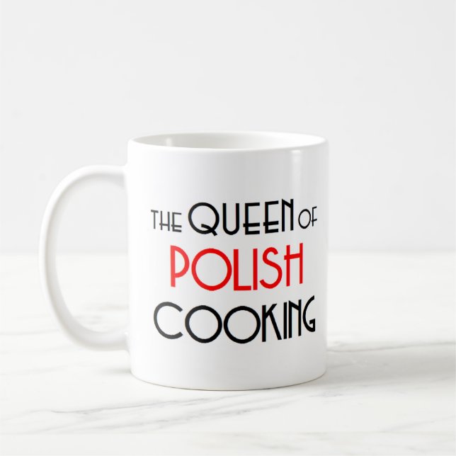 polsk kokdrottning kaffemugg (Vänster)