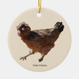 Polsk kyckling ornament