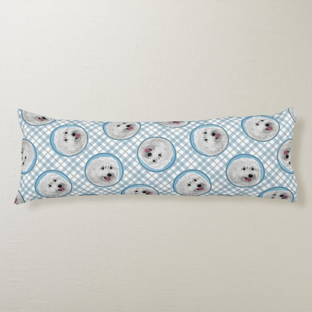 Polsk låglandskarpsill (Lowland Sheepdog Painting  Kroppskudde (Framsidan)