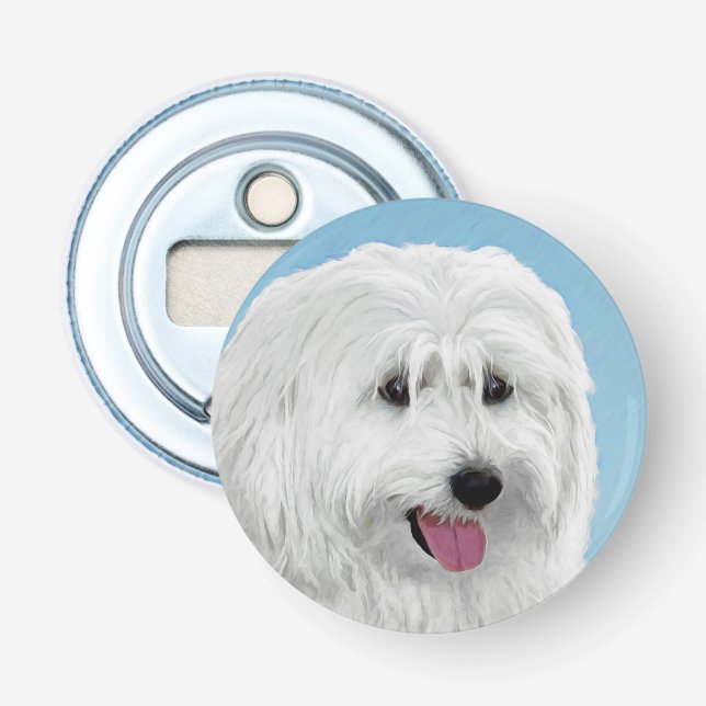 Polsk låglappning av fårhund - ursprunglig Hund Ar Flasköppnare (Framsidan)